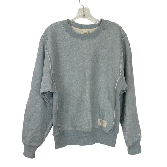 Champion Reverse Weave Sweatshirt Men's S Blue Gray Heavyweight EUC - Picture 1 of 11